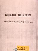 AMW-AMW Precision Surface Grinder Machine, CNC Downfeed, Operation Manual 1985-CNC-01
